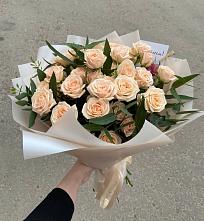 Букет Кремовые розы Латте в Садовом Ставропольского края